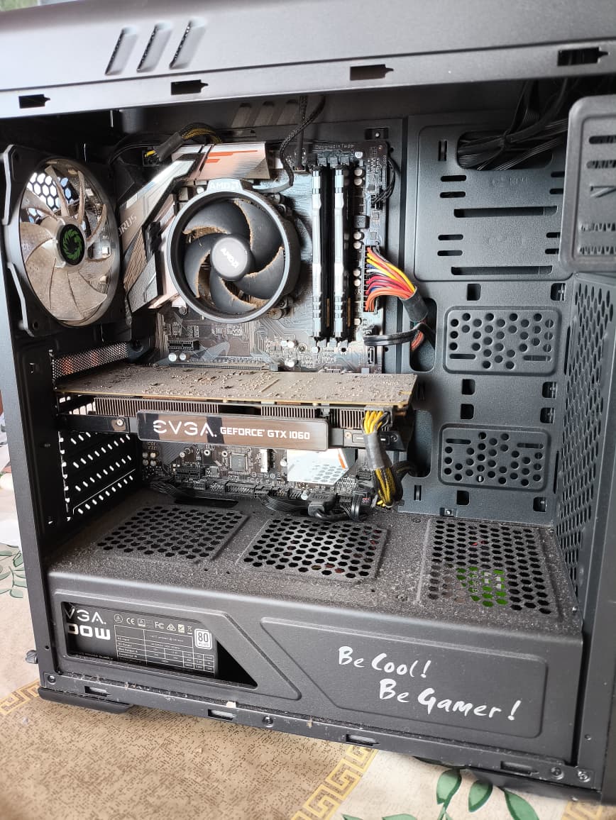 Upgrade e Organização — antes